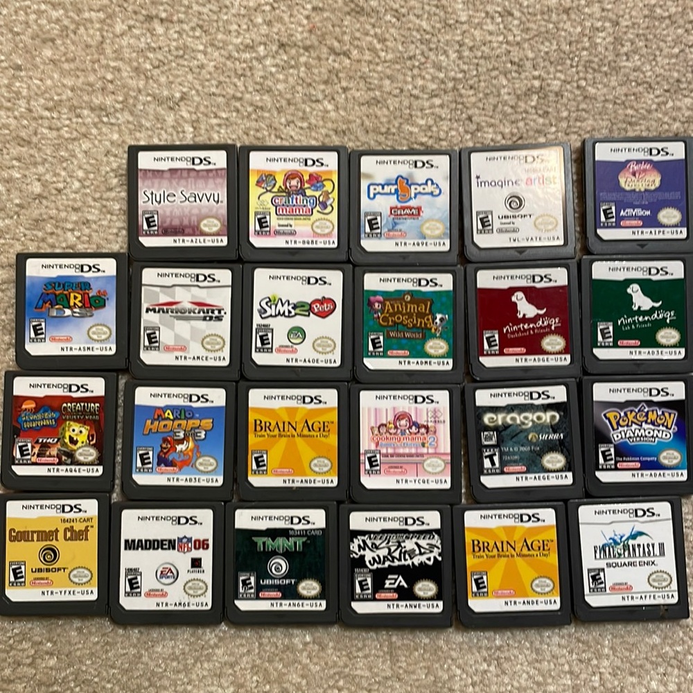Nintendo DS Game Bundle - 23 games!